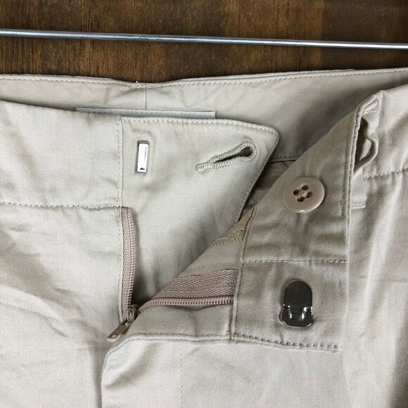 Banana Republic Womens Pants Tan Martin Fit Capris Cropped Stretch 12 - Picture 5 of 12